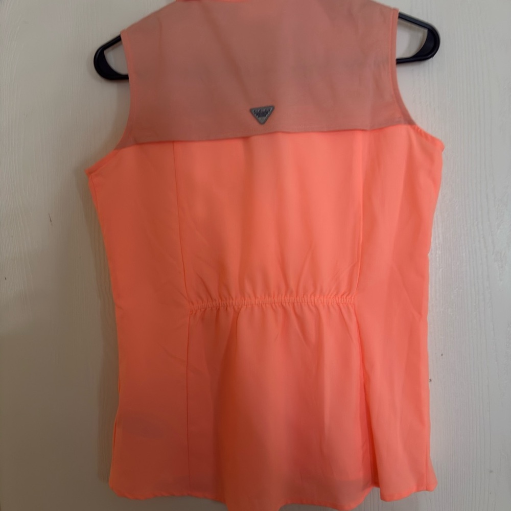 Peach Sleeveless Top